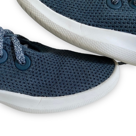 Allbirds Limited Edition Kauri Laces Tree Runners Teal Heathered Laces Size 9 - Picture 11 of 13